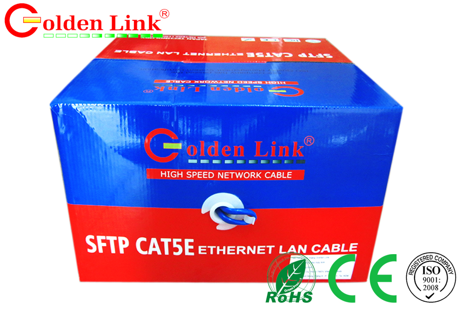 Dây cáp mạng golden link xanh dương - Công Ty Cổ Phần Thiết Bị Viễn Thông AE Việt Nam